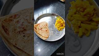 paratha with bhujiya #food #foodie #foodblogger #biharifood #bihar