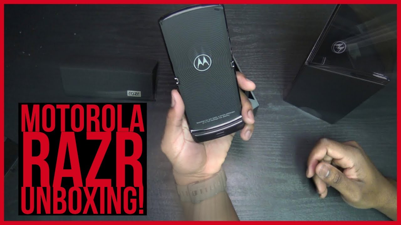 The New Motorola Razr Unboxing! Definitely A Peek at the Future! YouTube