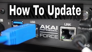 How To Update Akai Force With USB Cable