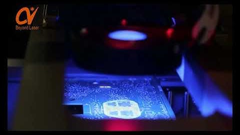 Full automated laser marking for PCB circuit board, PCB laser printer