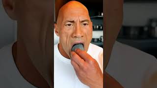 The Rock Eating Rocks #ai #animation #therock #shorts