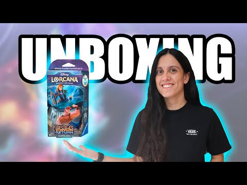 Lorcana Ursula's Return Starter Deck Hannah and Hercules | Unboxing 😱