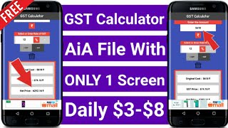 GST Calculator AiA File || New GST Calculator App AiA File 2019 || GST Calculator AiA || AiA Files screenshot 2