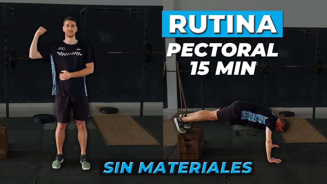 Rutina de PECHO sin Materiales en 15 minutos | Gana MASA MUSCULAR en ...
