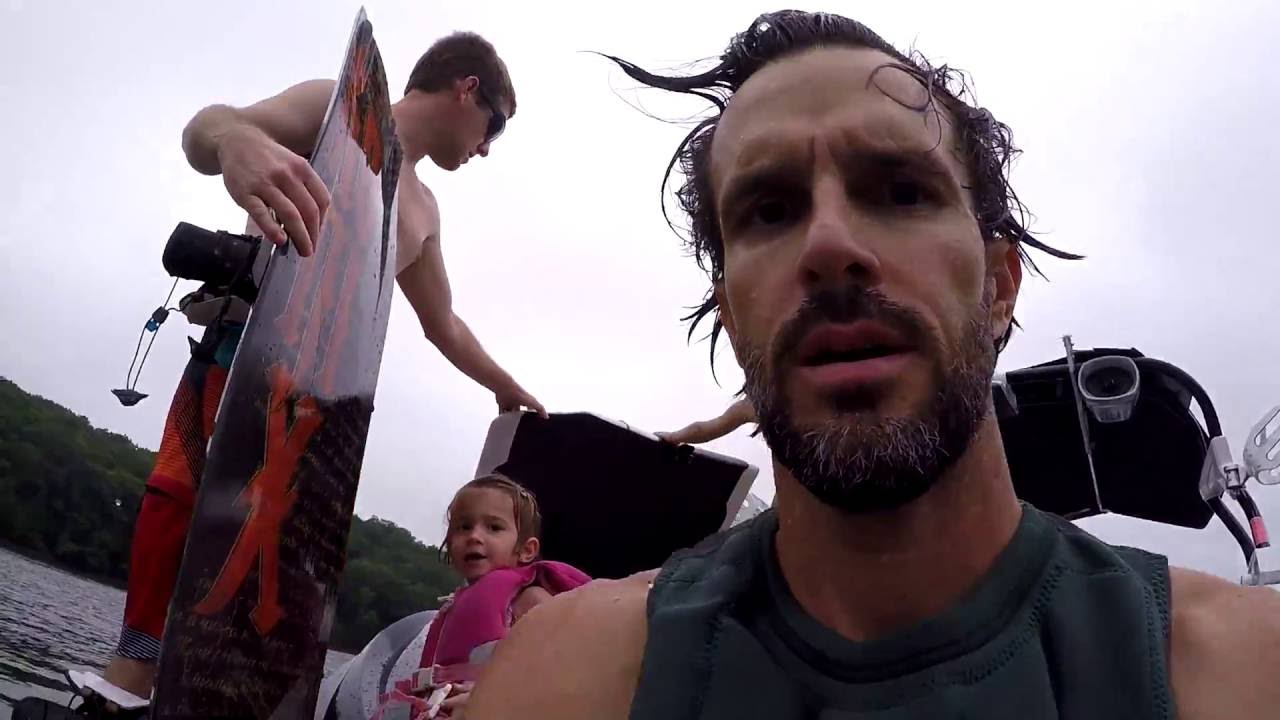 Air it out.. Nice wakeboard set.. Rope Mounted GoPro (WAKEBOARDING
