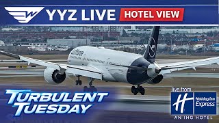 🔴 LIVE Plane Spotting at Toronto Pearson (YYZ) | Holiday Inn Express Exclusive View | June 16