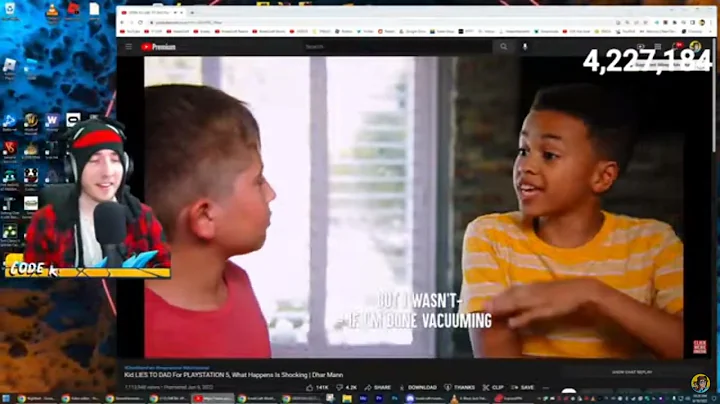 KreekCraft Reacts to Dhar Man: "Kid LIES TO HIS DAD For PLAYSTATION 5, What Happens Next Is Shocking