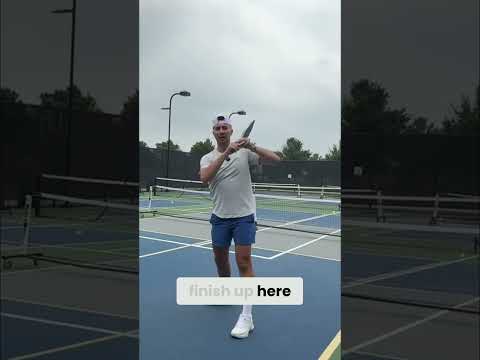 This key is how you get topspin #pickleball #pickleballtips