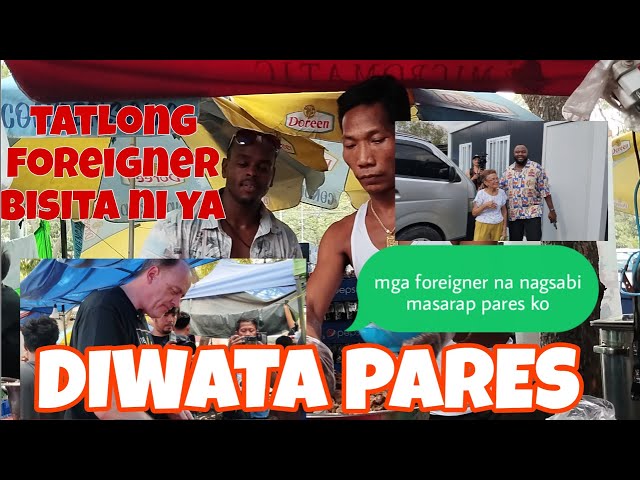 DIWATA PARES  3 foreigner UK pa galing  mga bisita Niya ng interpret SI diwata sa sinabi nito class=