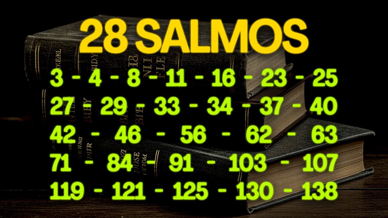 💙 28 Salmos Essenciais: Encontre Paz e Força na Palavra de Deus