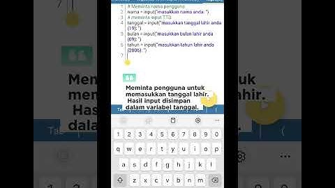 Tugas 3 dasar pemrograman Allifah serta Winanda Nur Cahyani.MP
