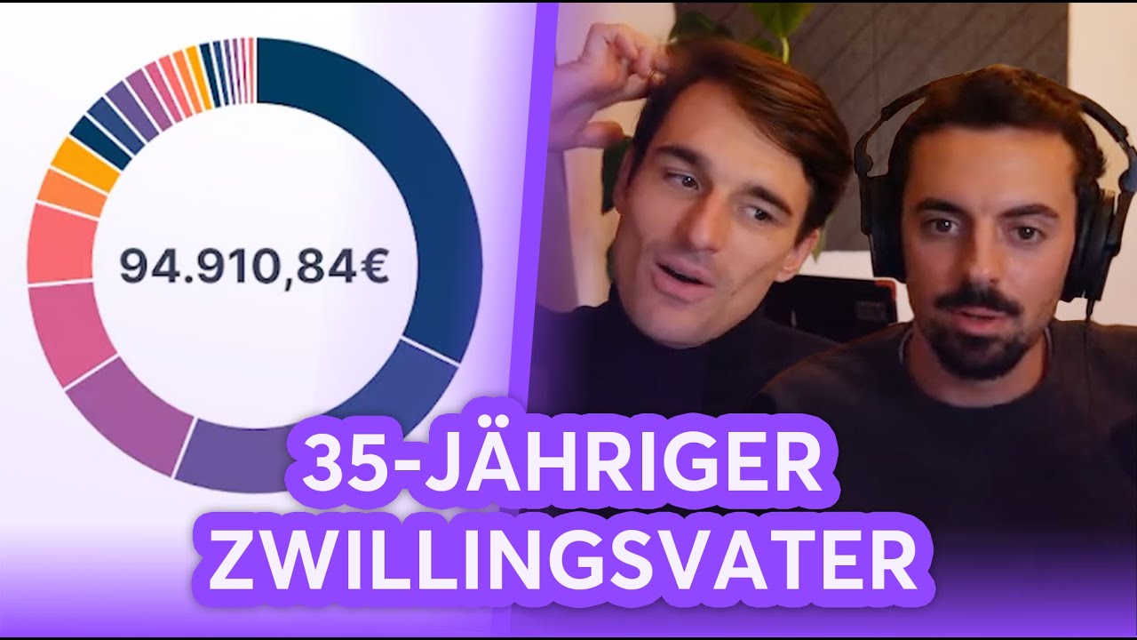 35-Jähriger Zwillingsvater mit 94.000€ Portfolio | Finanzfluss Stream Highlights