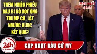 Cập Nhật Tình hình bầu cử tổng thống mỹ 18\/11 Sốc Thêm nhiều phiếu bầu ông trump bị sót ở Georgia