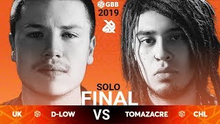 DLOW vs TOMAZACRE | Grand Beatbox Battle 2019 | Final