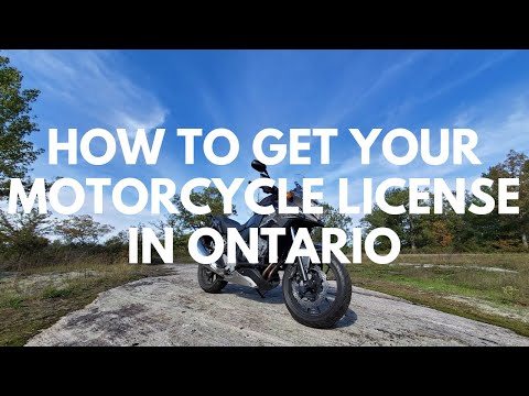 Видео: Онтарио хотод мотоциклийн үнэмлэхээ яаж авах вэ?