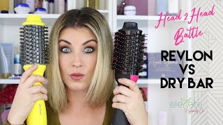 DRYBAR DOUBLE SHOT vs. REVLON VOLUMIZER 🌟 Blow Dryer Brush (Review Demo | First Impression)