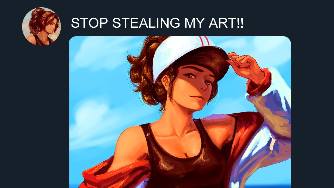 6.9420 seconds after posting your art online... YouTube