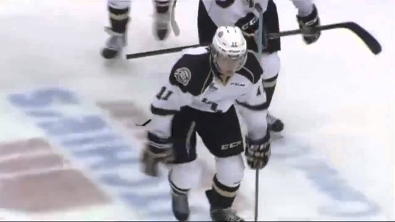 Daniel Sprong One-Timer Goal vs Saint John (10/1/14) - YouTube