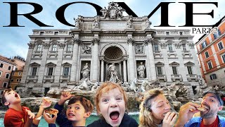 ROME Part 2 | Roman Pizza & More Beautiful Rome | Family Travel Vlog 34