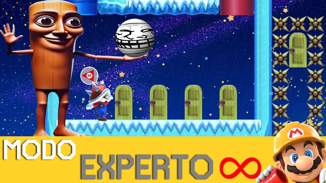 Me TROLLEAN aún usando las ANTI-PILLERÍAS 😡 | EXPERTO INFINITO (NO SKIP) - SMM2 - ZetaSSJ