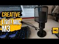 Creative Live! Mic M3 обзор. Микрофон для стримов, конференций, подкастов и онлайн игр