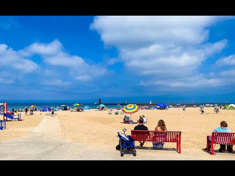 South Haven Michigan: Beach, Pier, Lighthouse, Marina, Downtown, and Boat Tours! Fun Things To Do!