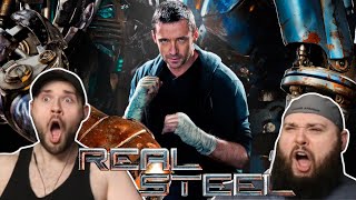 REAL STEEL (2011) TWIN BROTHERS FIRST TIME WATCHING MOVIE REACTION!