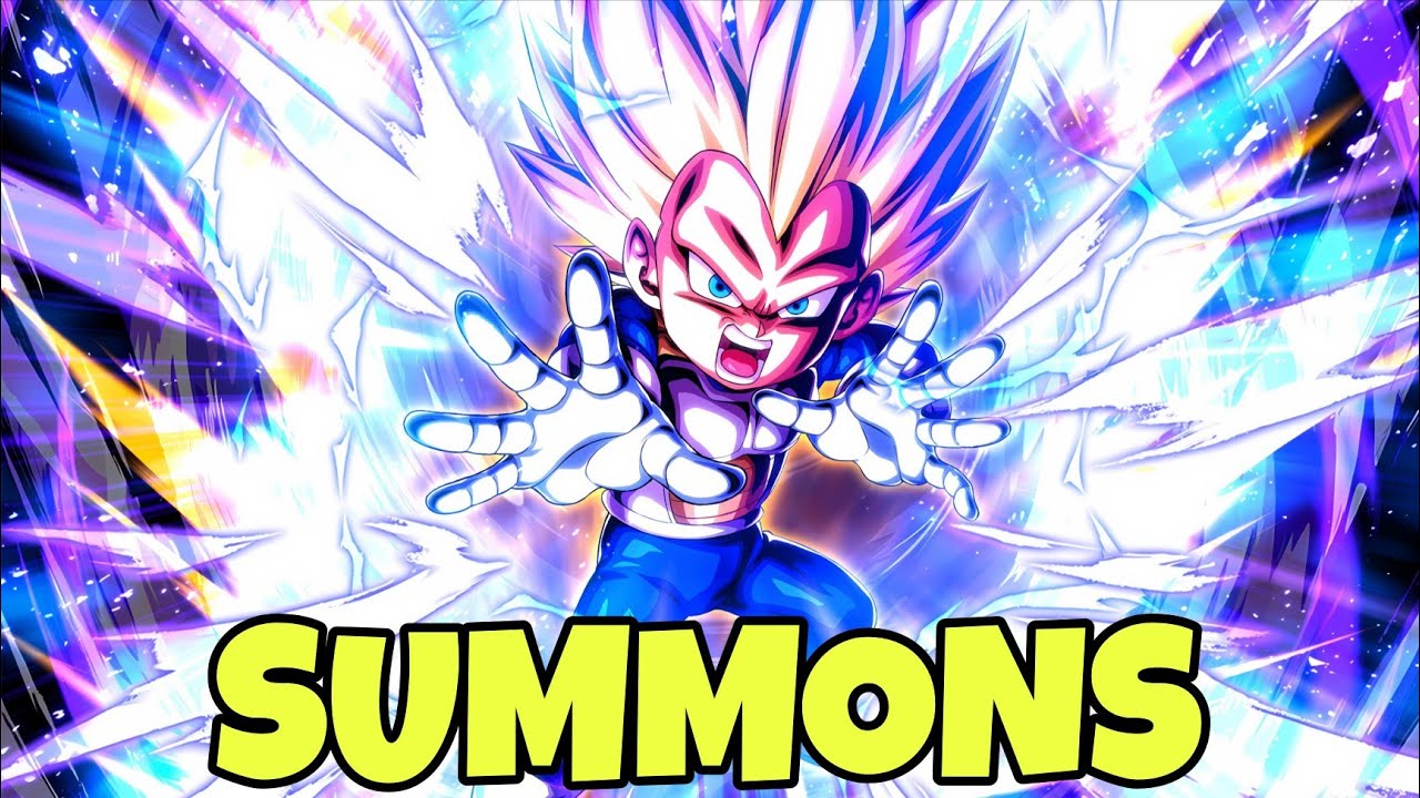 LF Daima Mini SSJ3 Vegeta Summons so you don't have to // Dragon Ball Legends