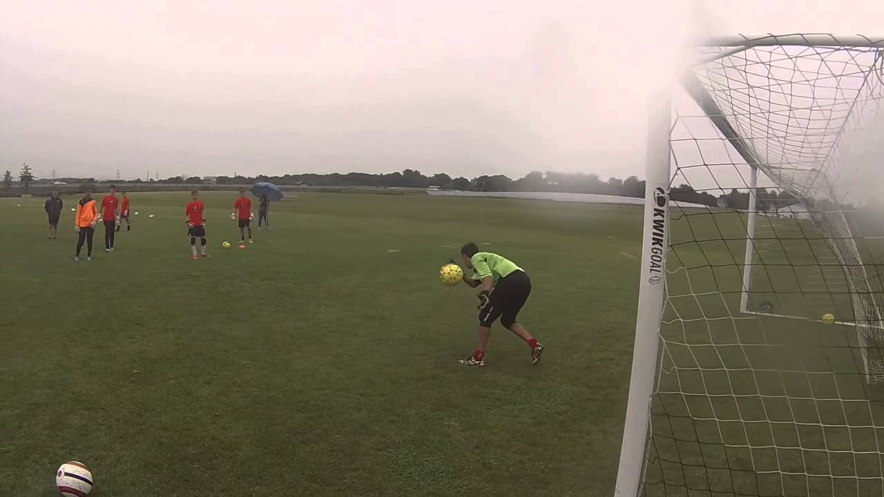 Goalkeeper Drill Rapid Shooting Goalkeeper Coaches Viewpoint YouTube