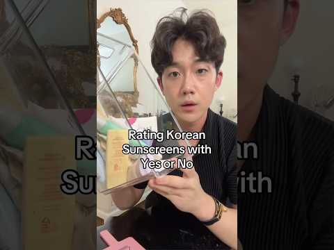 Rating <strong>viral</strong> korean sunscreens with a yes or <strong>no</strong> #koreanskincare