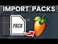 How To Import Sample Packs (Drum Kits, One Shots) In FL Studio - Step By Step