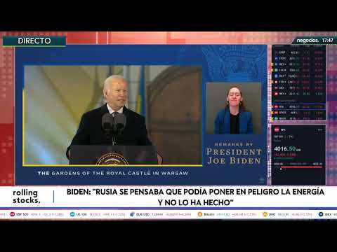 Biden a Polonia y Ucrania: "vuestros hijos son los m&iacute;os". EEUU se vuelca contra el discurso de Rusia