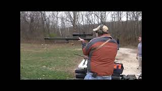 Firing  50 BMG rifle from standing position#shorts #guns #ukraine