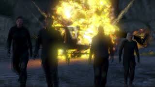 GTA V - TFALs Dramatic Explosion In The Background Walk-Away - [4K]