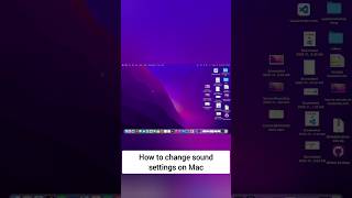 How to change sound settings on Mac #mactips #tutorial #howto
