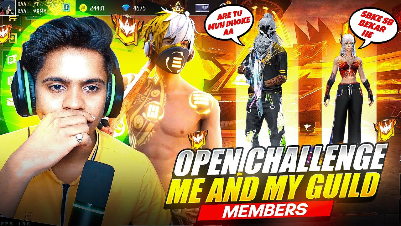 Open Challenge! Watch My Guild’s Real Power 🔥💥”