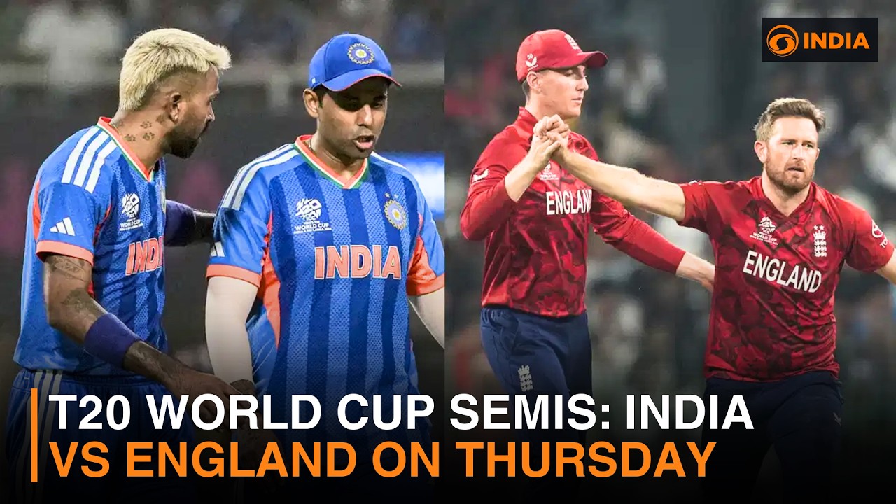 T20 World Cup semis: India vs England on Thursday