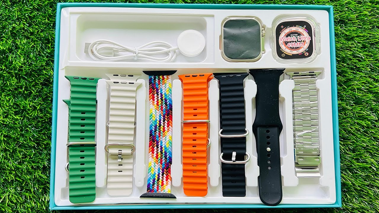 ৭টি বেল্ট সহ আল্ট্রা সিরিজ স্মার্টওয়াচ কিনুন/ y60 ultra smartwatch