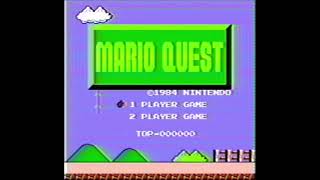 Mario Quest (Super Mario Bros. Late 1984 Prototype) [Mockup]