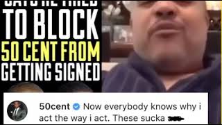 50 cent reacts to IRV Gotti admitting he tried to block 50 cent from getting signed from any label !