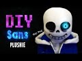 DIY Bad Time SANS with Glowing Eye and Movable Arms! Undertale Sock Plushie (FREE Pattern) Tutorial