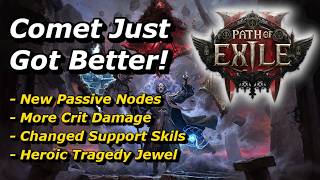 [PoE 2] Does New Patch Affect Cast On Crit Comet?