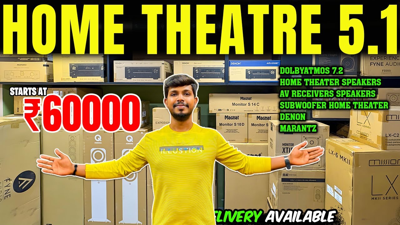 Home theatre 5.1 🔊இருந்தா போதும் வீடே தியேட்டர் போல் அதிரும்! | DolbyAtmos 7.2 | vj machi