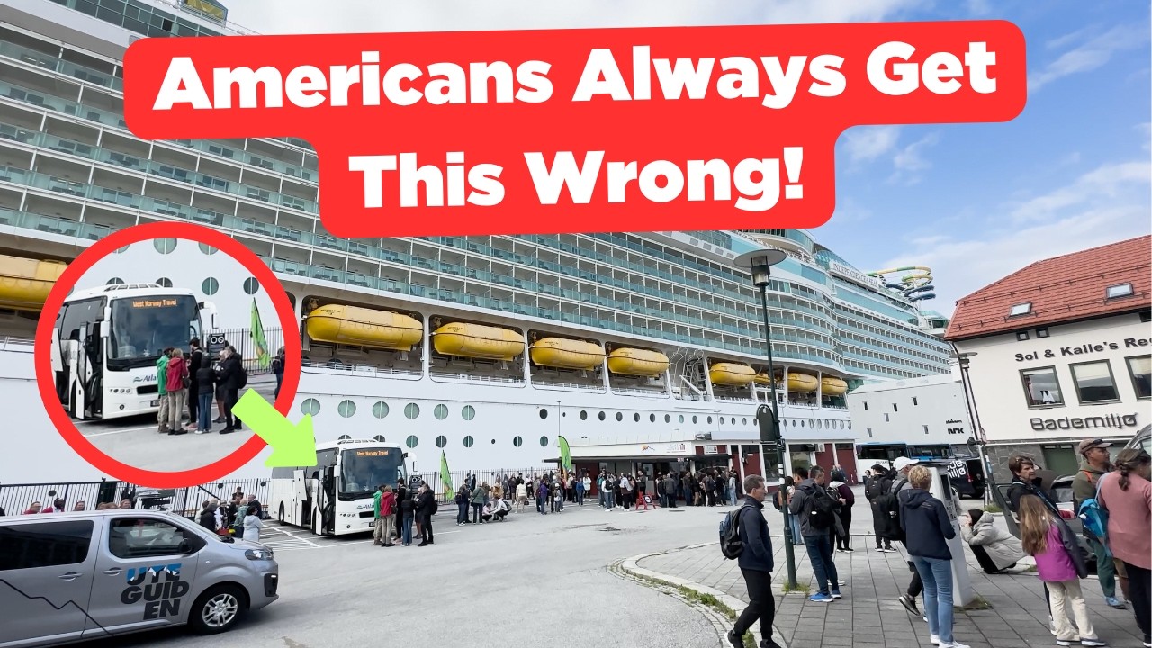 Things Americans get wrong cruising in Europe