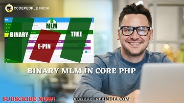 BINARY MLM CORE PHP WITH E-PIN, WALLET, WITHDRAW, DEPOSITE