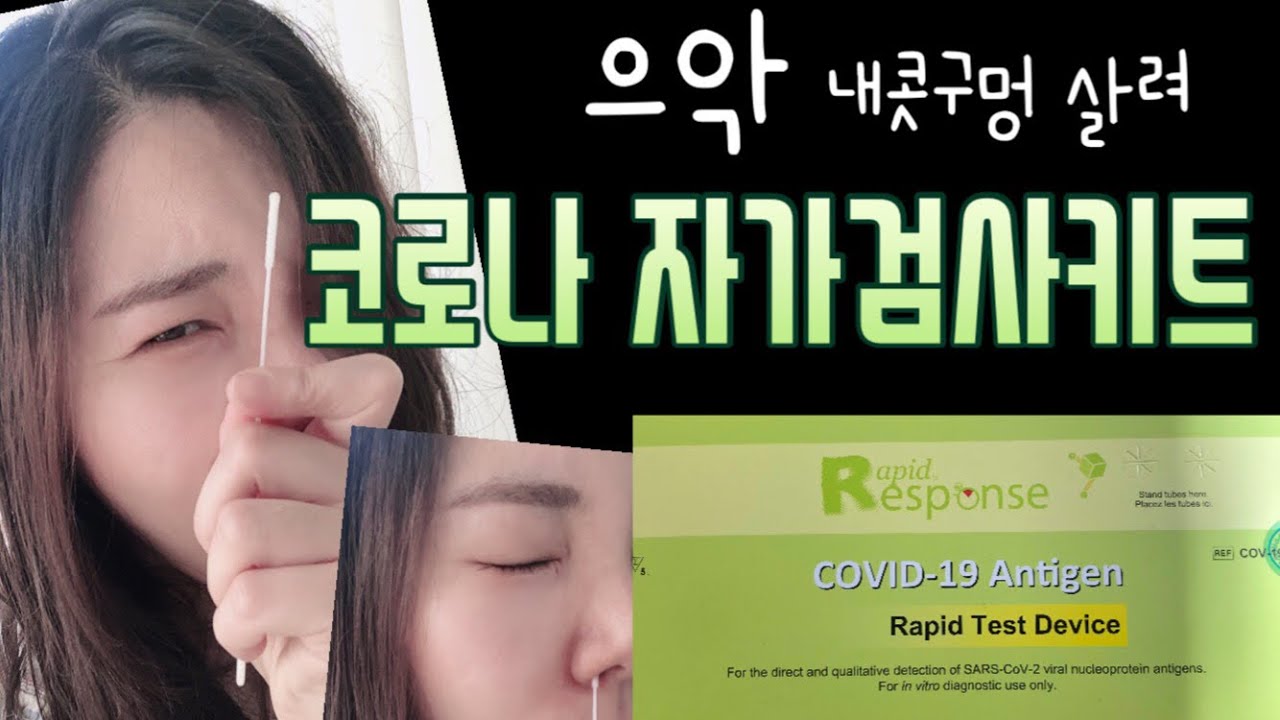 캐나다 안티젠 코로나자가검사키트 사용법 두줄 양성 정확도 How to use Antigen YouTube
