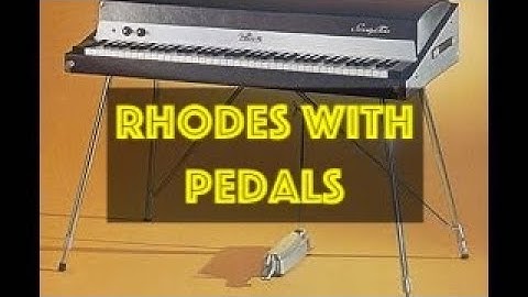 Fender Rhodes Mark I Stage Piano Seventy Three (Pedal Effects Test) 🎹