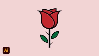 Rose Design In Adobe Illustrator cc 2021 |Tutorial