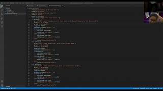 pemorgraman VS Code dengan menggunakan tipe data Numerik dan String.