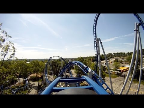 Sky Rocket Roller Coaster POV Kennywood Amusement Park Front Seat On-Ride HD 1080p